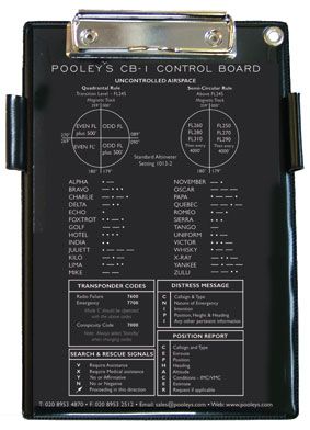 Pooleys CB-3 Kneeboard *Bestseller* 